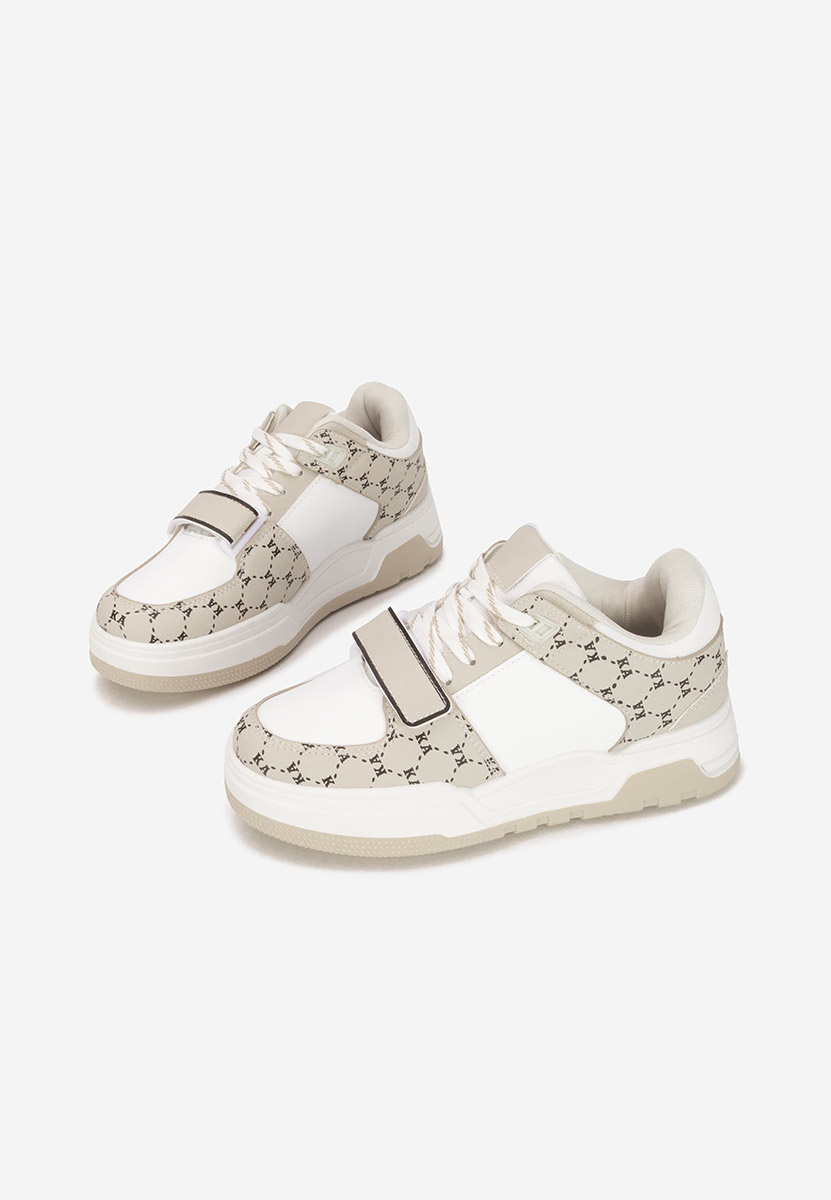 Beżowe sneakersy damskie Rosellia