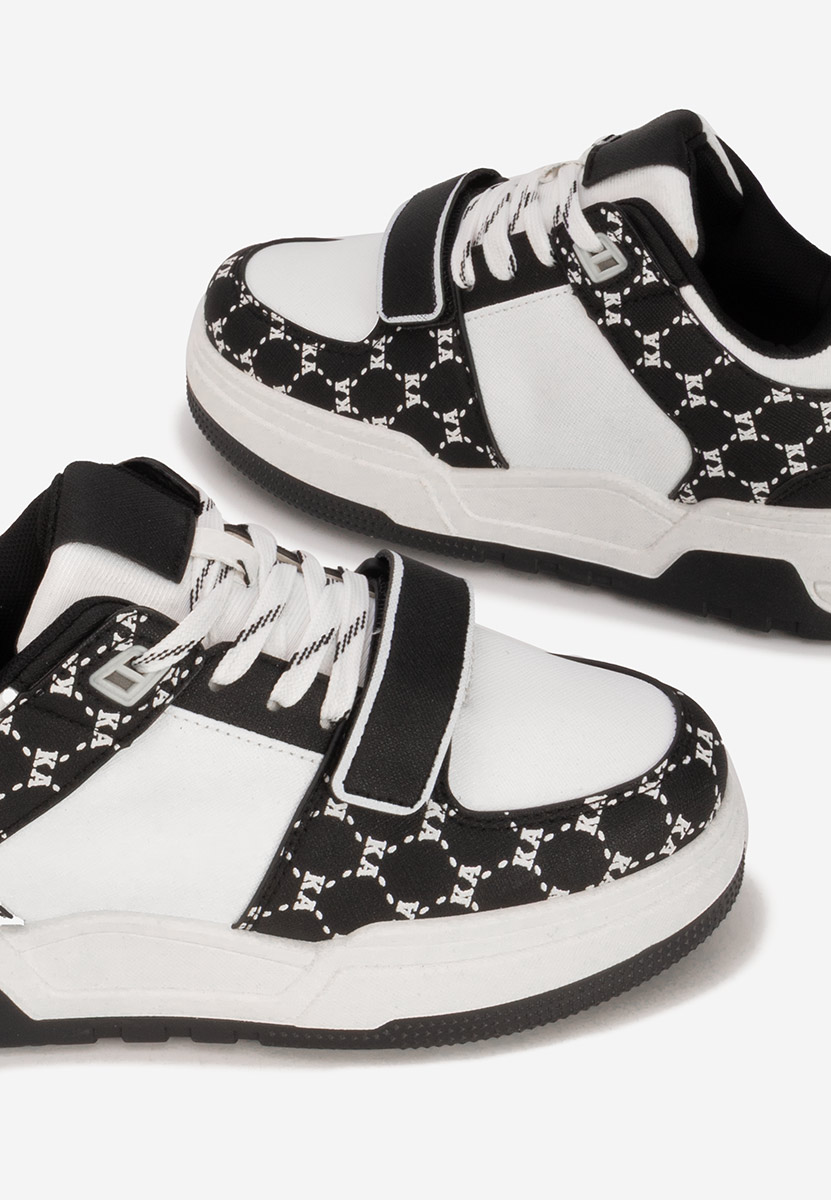 Czarne sneakersy damskie Rosellia