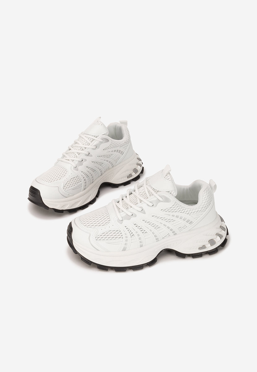 Białe sneakersy damskie Maliania