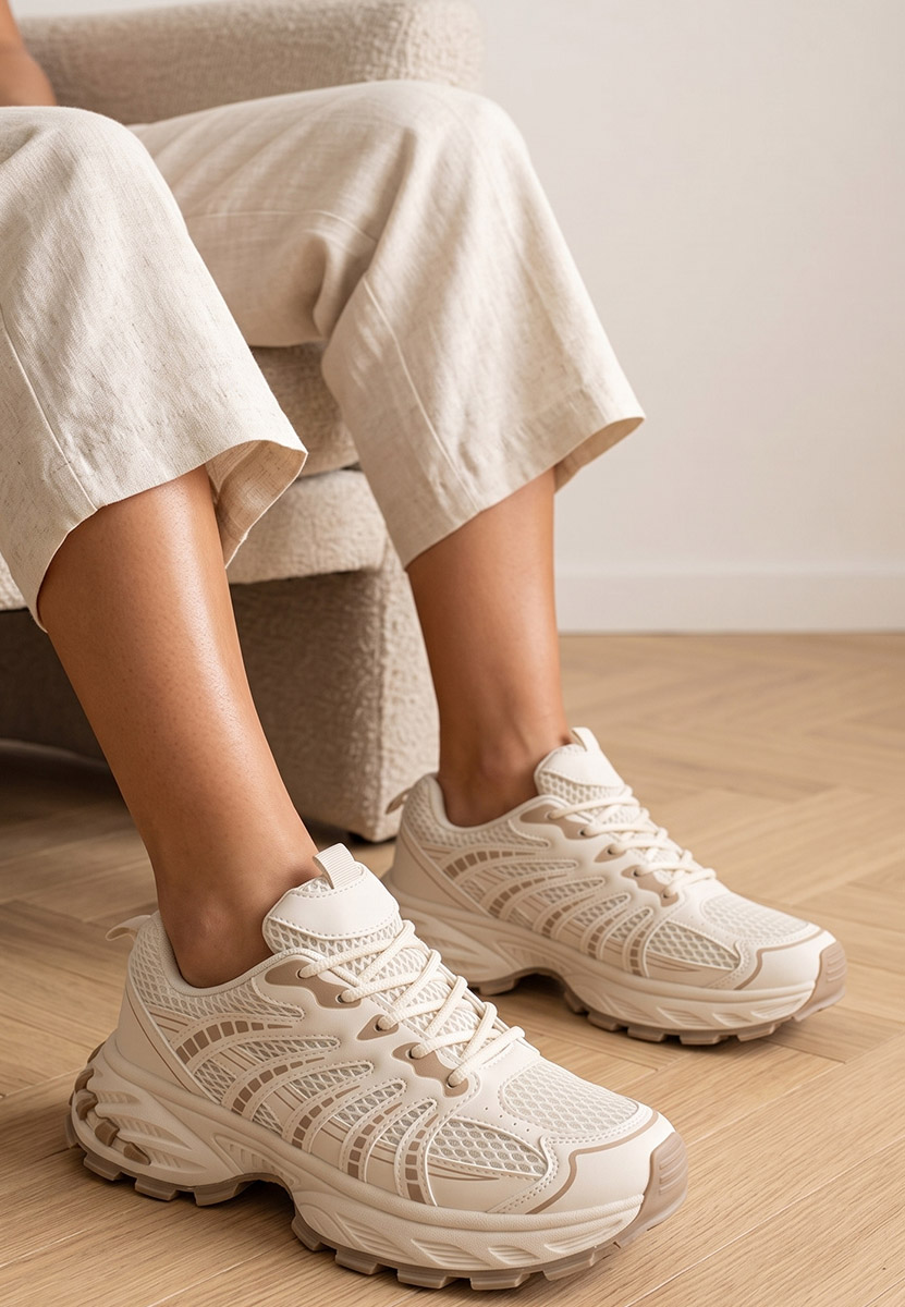 Białe sneakersy damskie Maliania V2