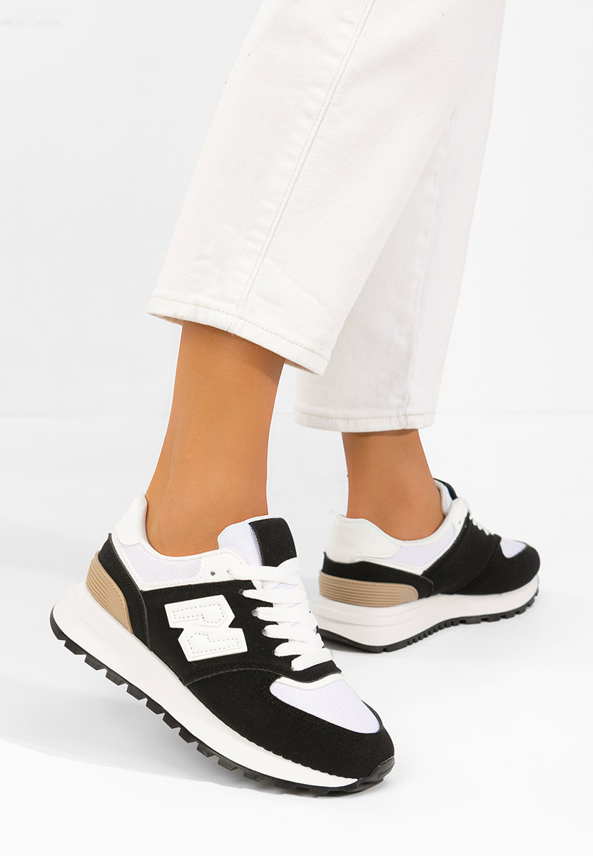 Czarne sneakersy damskie Neilina