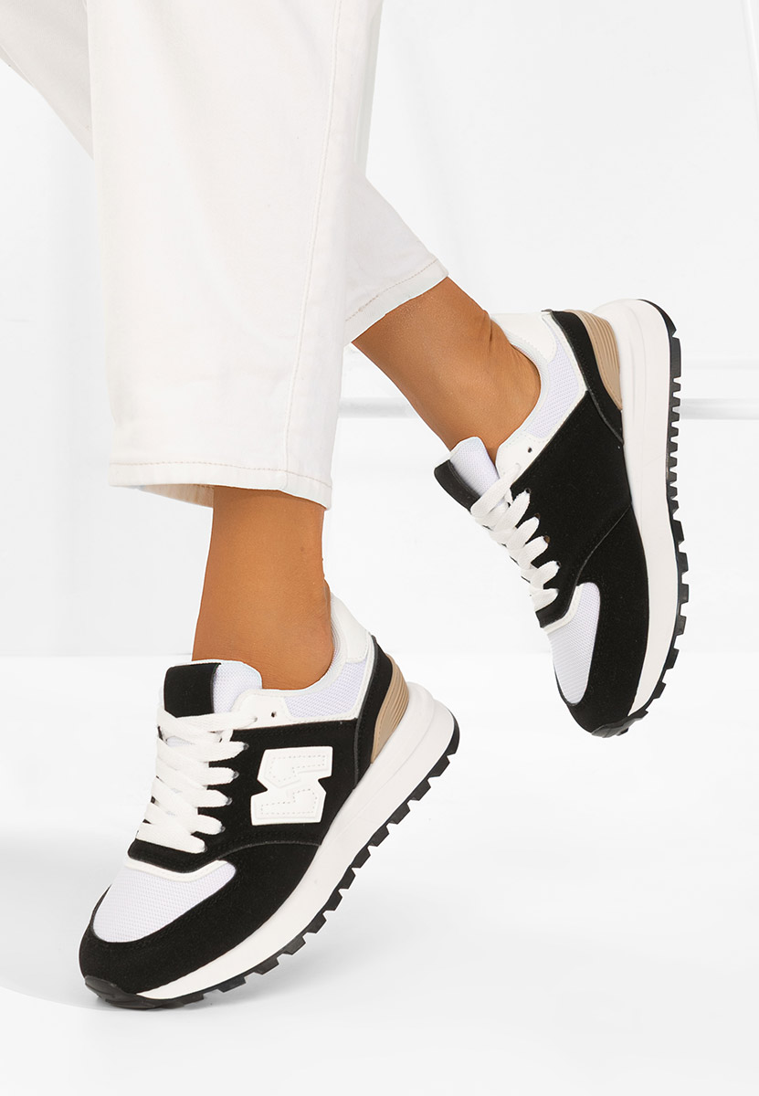 Czarne sneakersy damskie Neilina