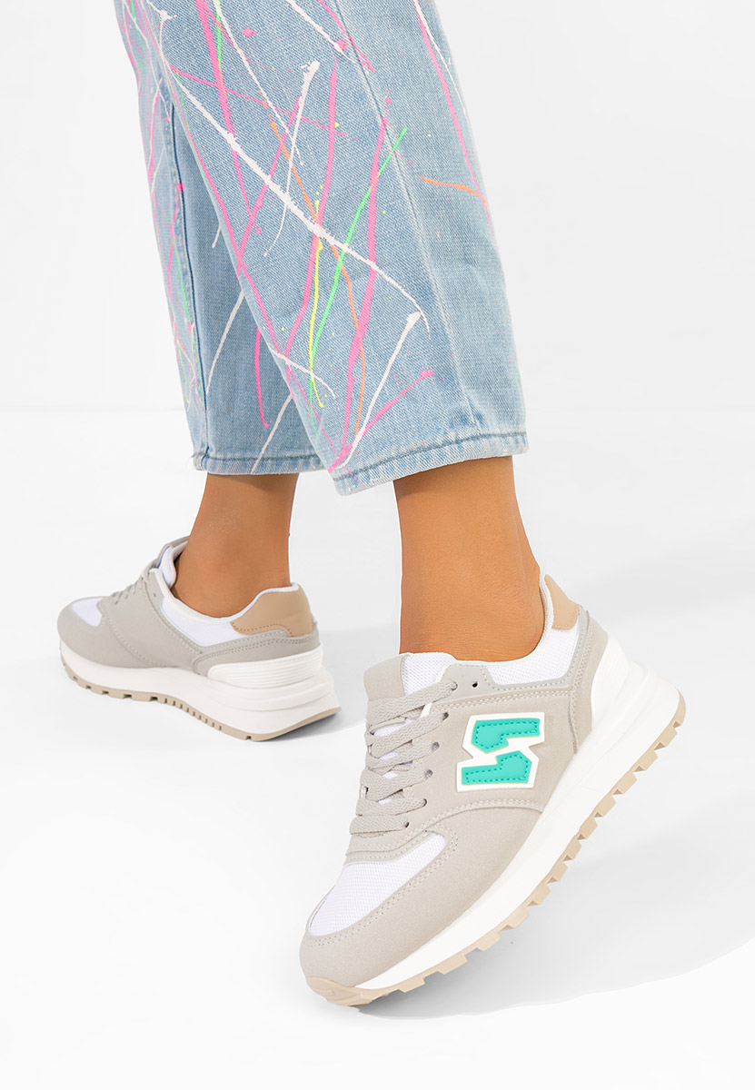 Szare sneakersy damskie Neilina
