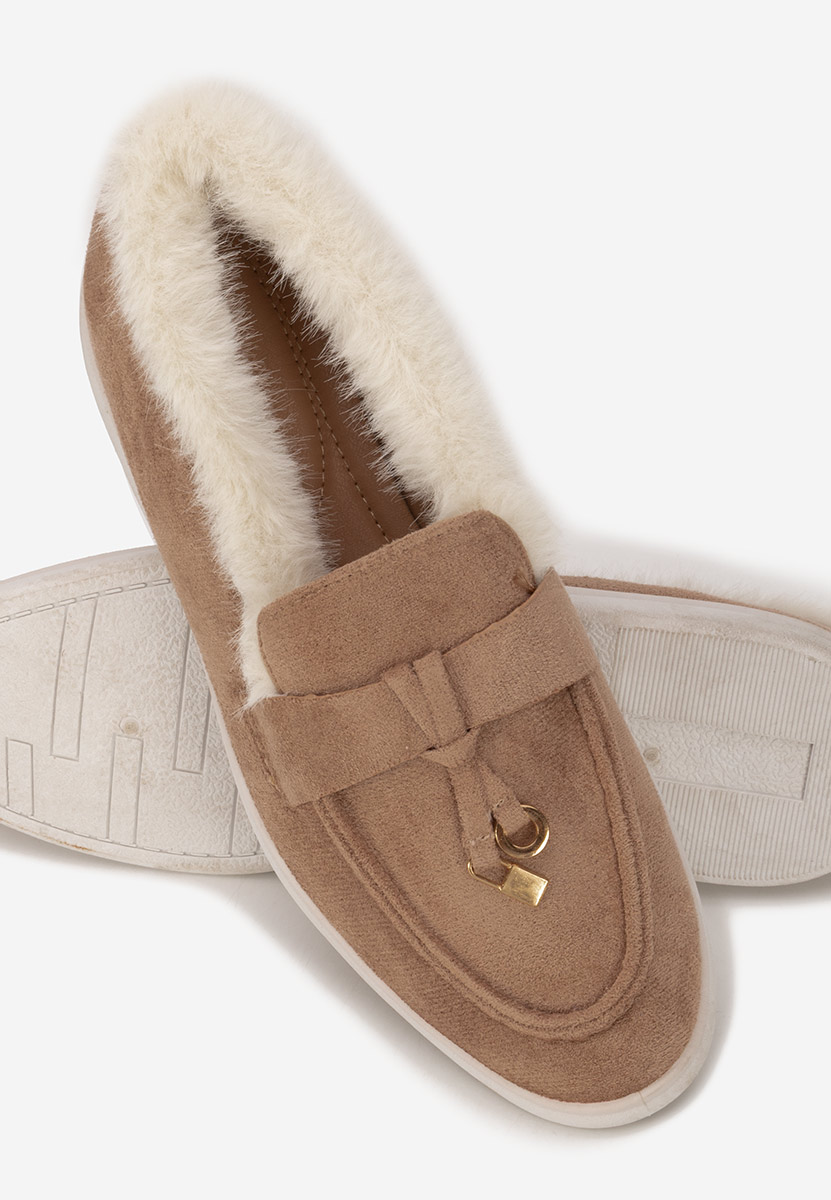 Khaki loafers damskie Semilla