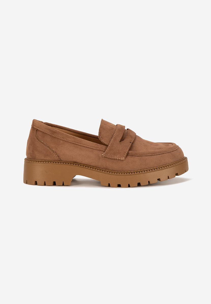 Khaki loafers damskie Senilia
