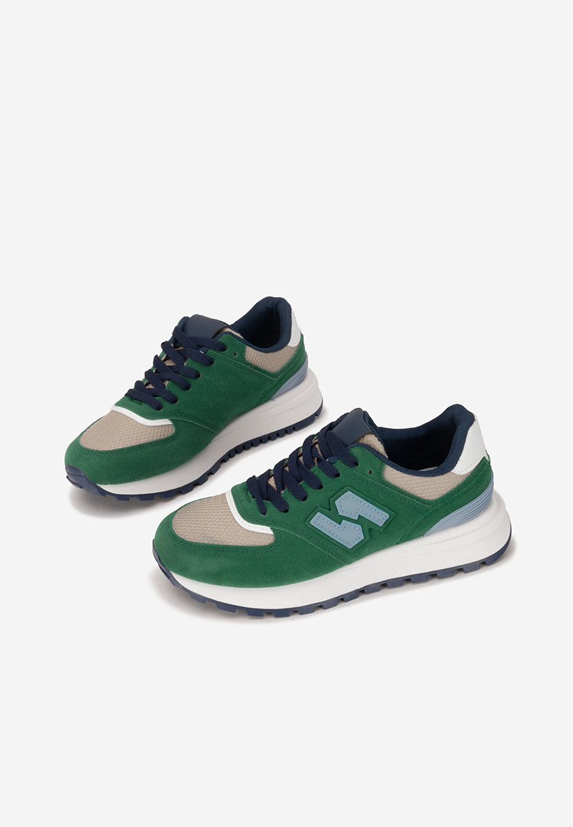 Zielone sneakersy damskie Neilina