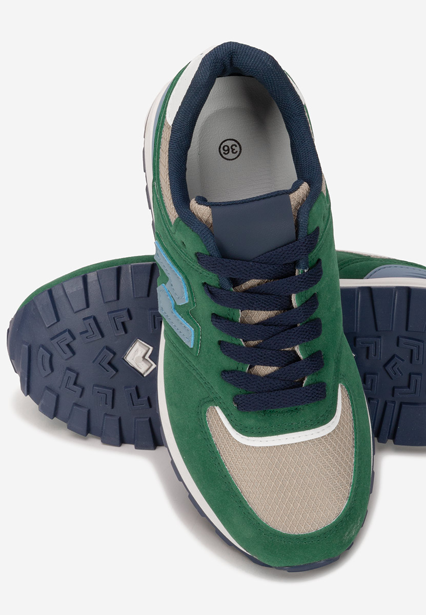 Zielone sneakersy damskie Neilina