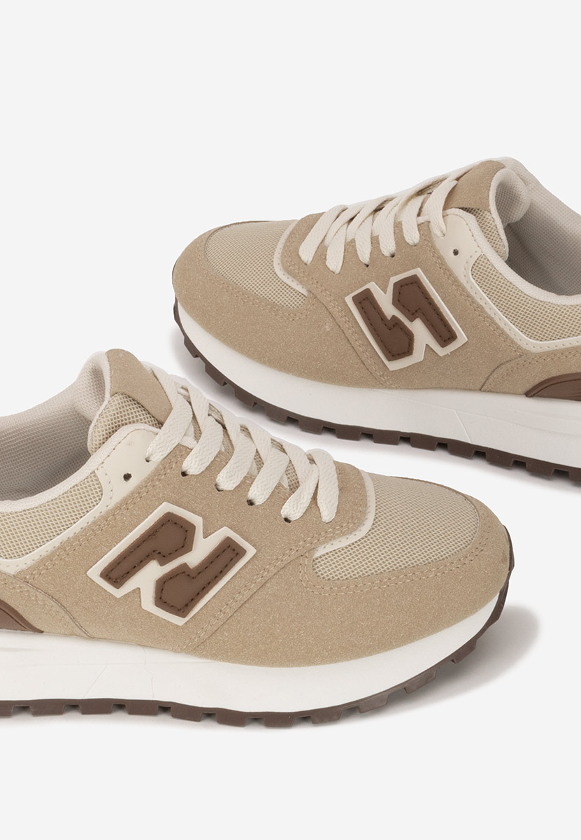 Khaki sneakersy damskie Neilina