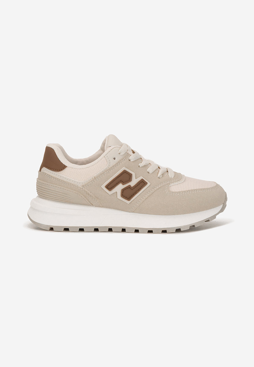Beżowe sneakersy damskie Neilina