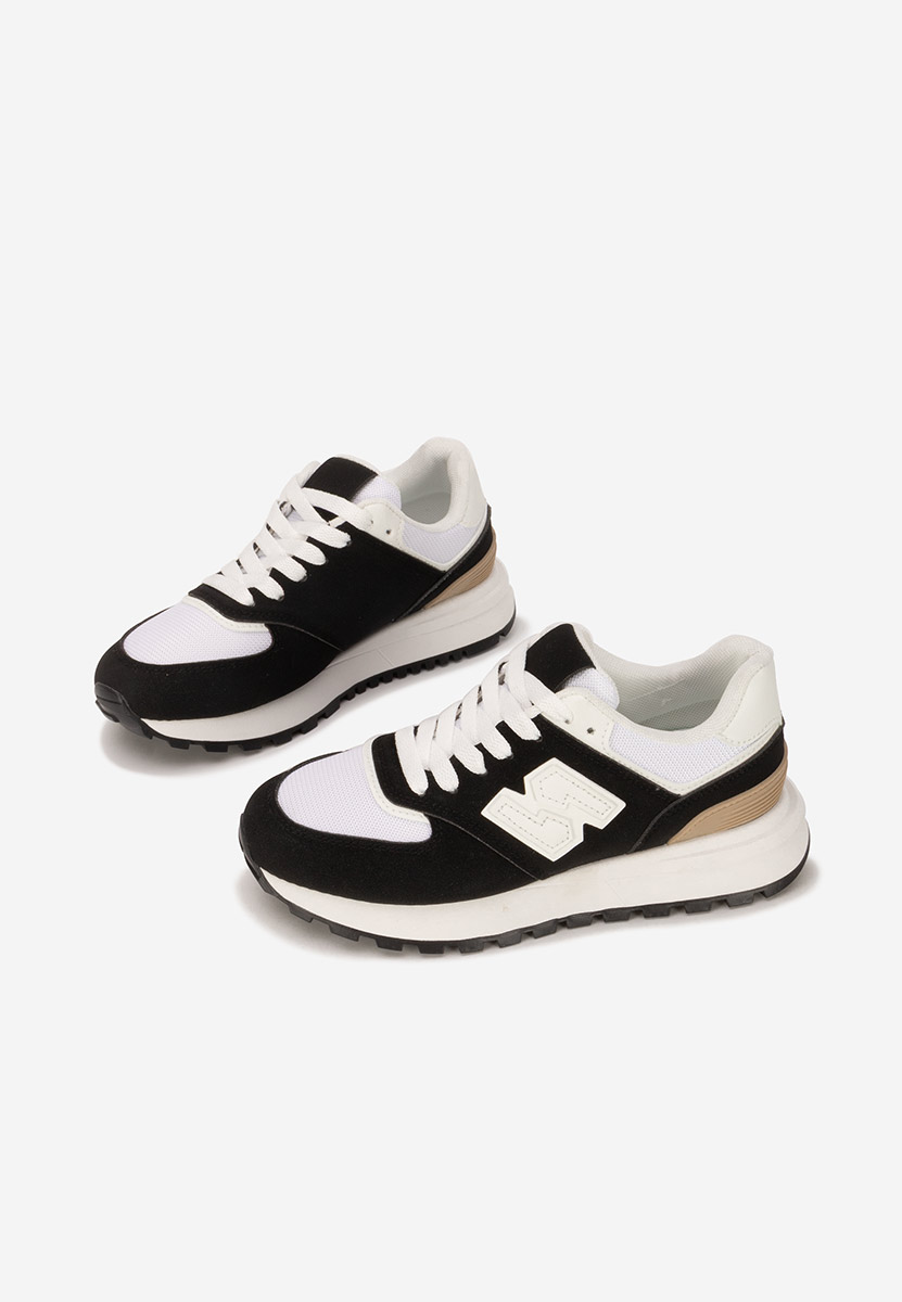 Czarne sneakersy damskie Neilina