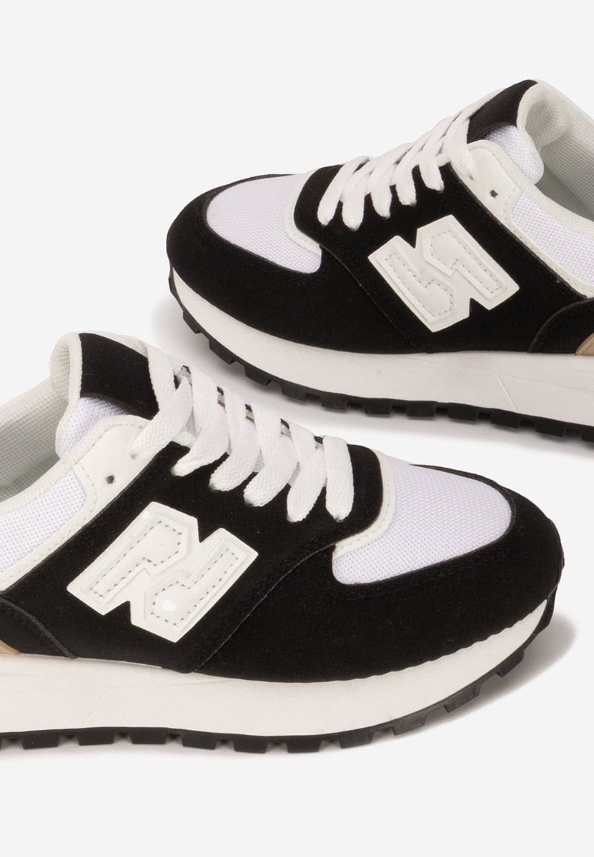 Czarne sneakersy damskie Neilina