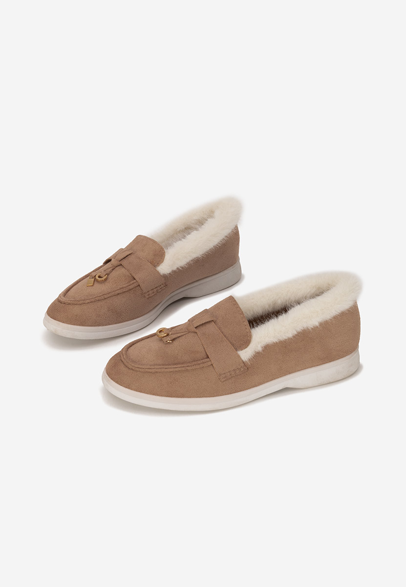Khaki loafers damskie Semilla