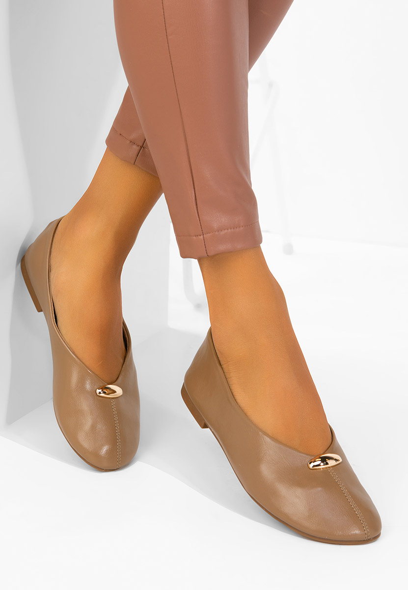 Khaki baleriny damskie Radanelia V2