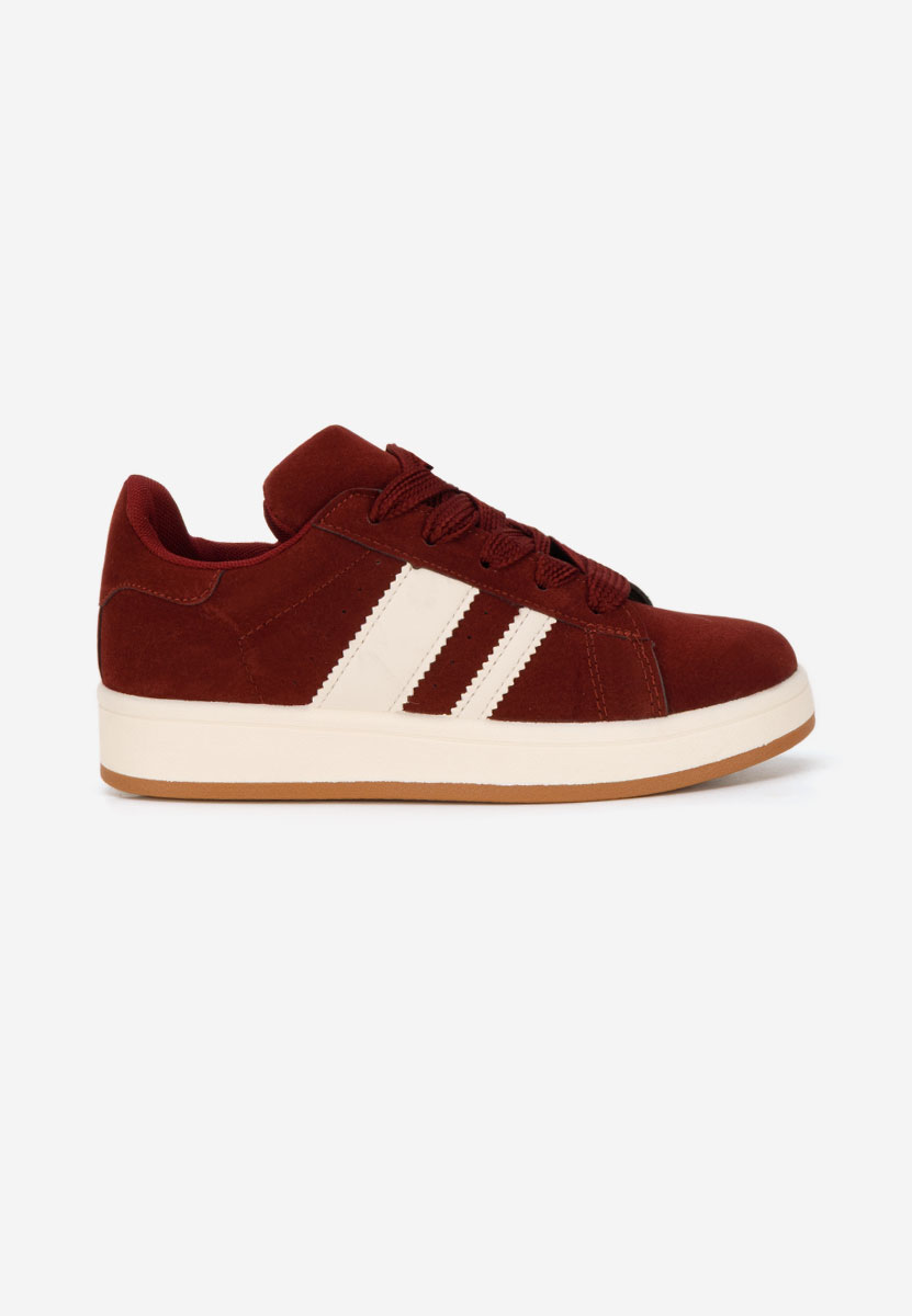 Bordowe sneakersy dla dzieci Selimia