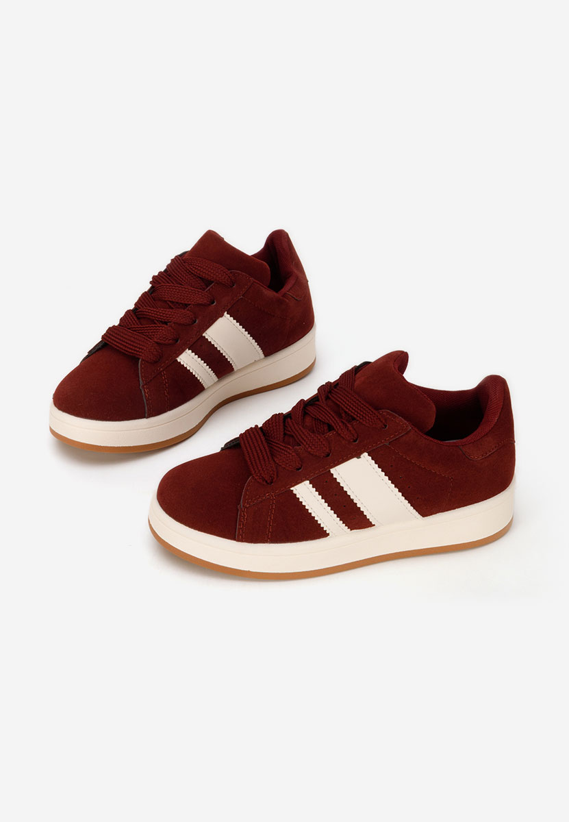 Bordowe sneakersy dla dzieci Selimia