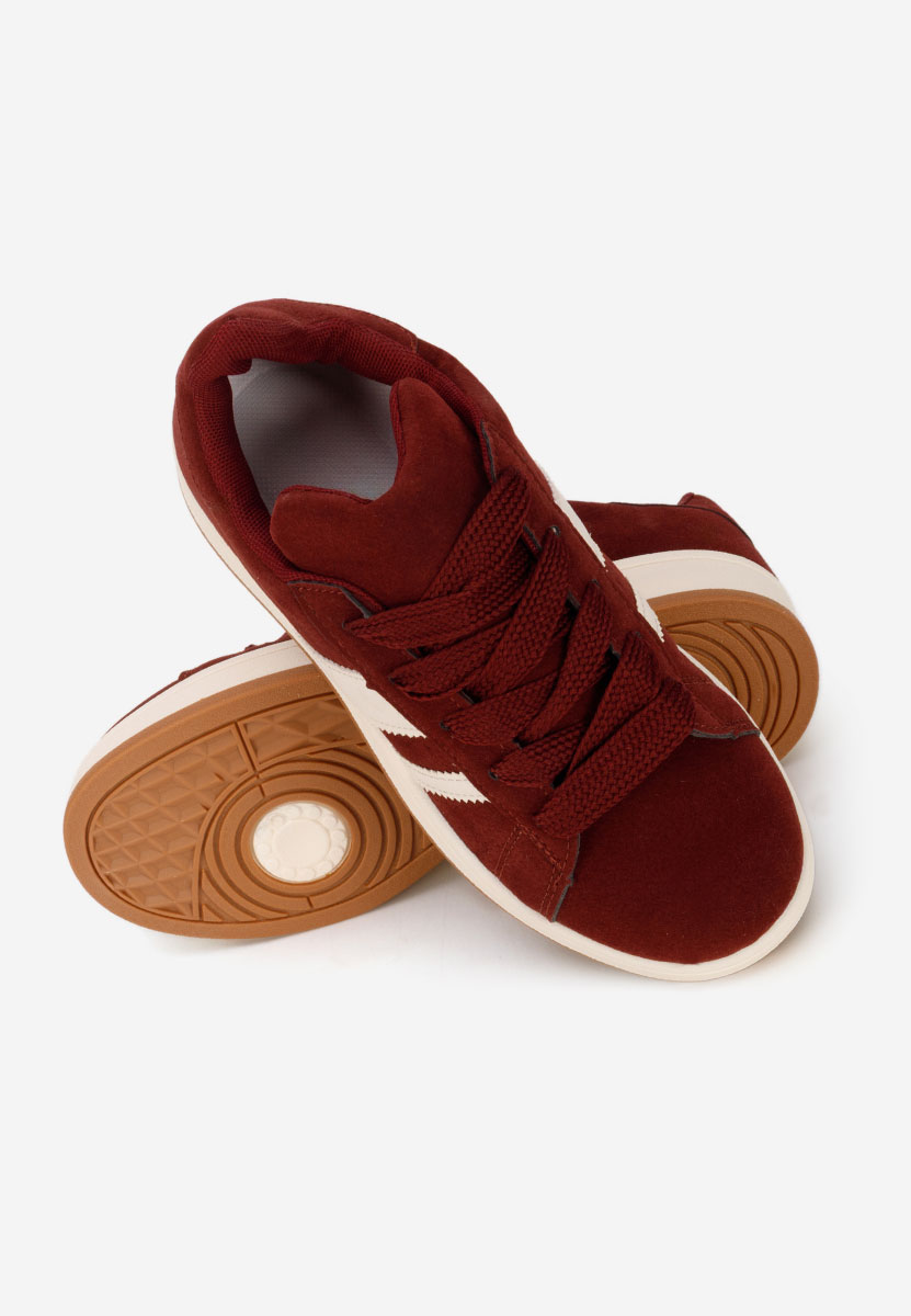 Bordowe sneakersy dla dzieci Selimia