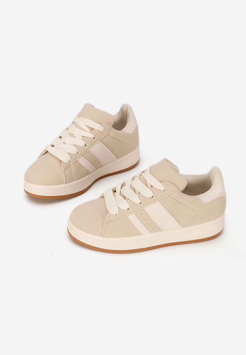 Beżowe sneakersy dla dzieci Selimia