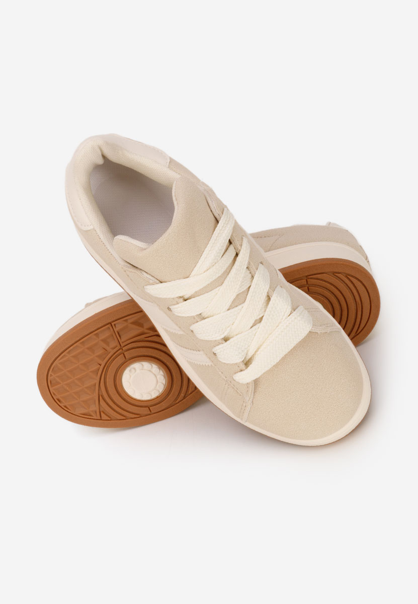 Beżowe sneakersy dla dzieci Selimia
