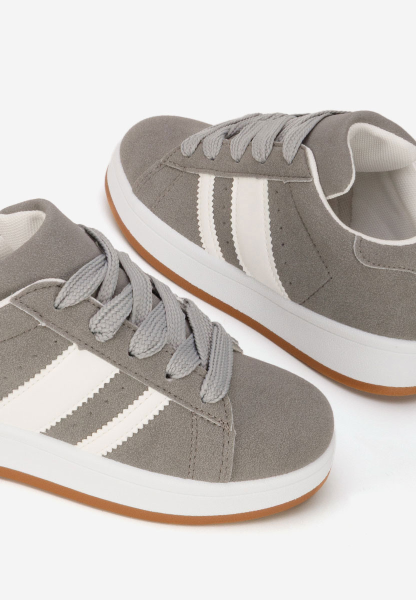 Szare sneakersy dla dzieci Selimia