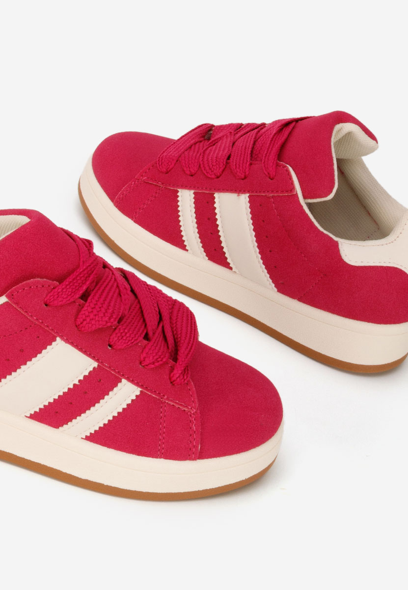 Fuksjowe sneakersy dla dzieci Selimia