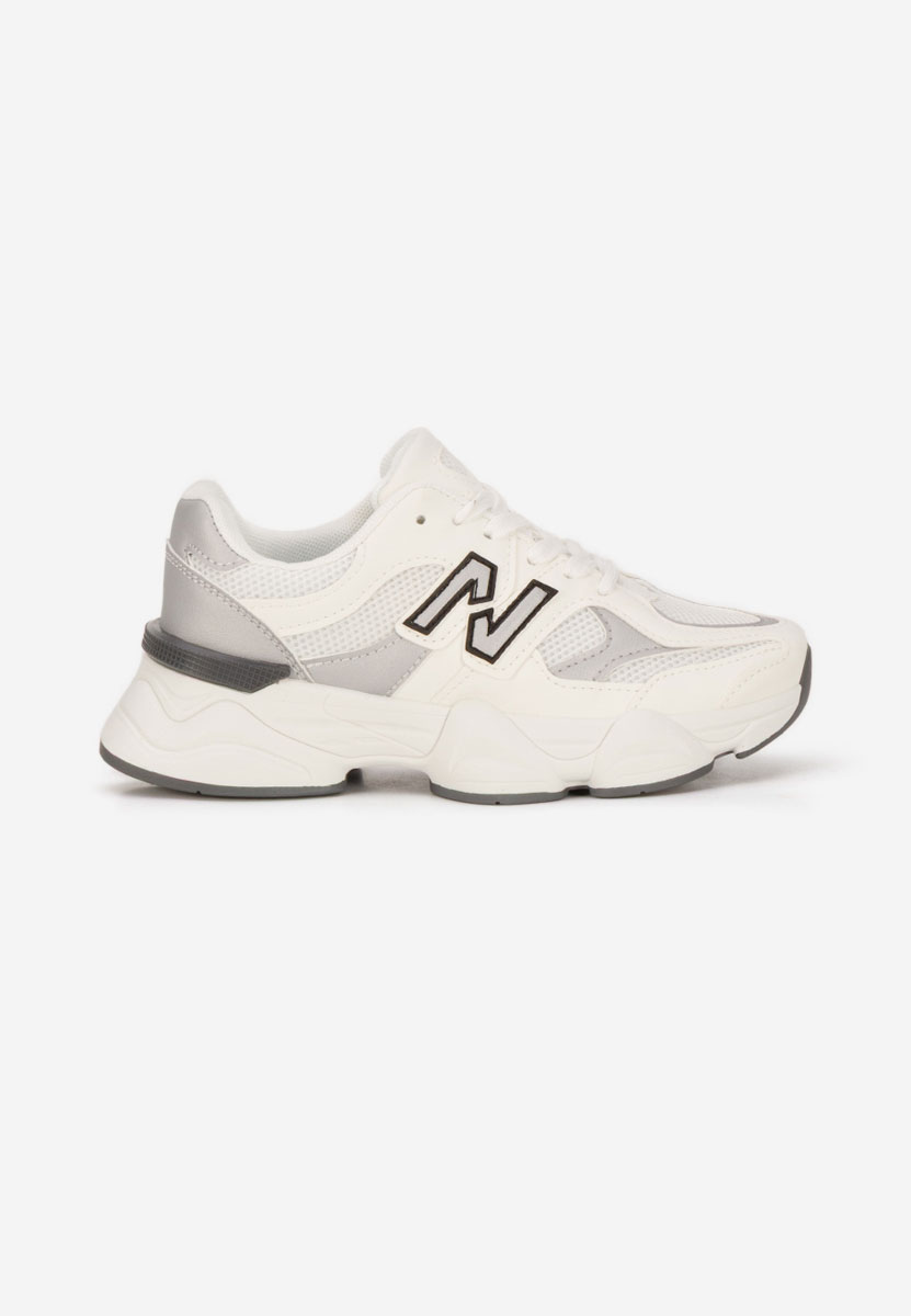 Białe sneakersy dla dzieci Nebeya