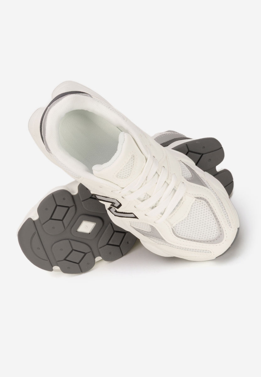 Białe sneakersy dla dzieci Nebeya