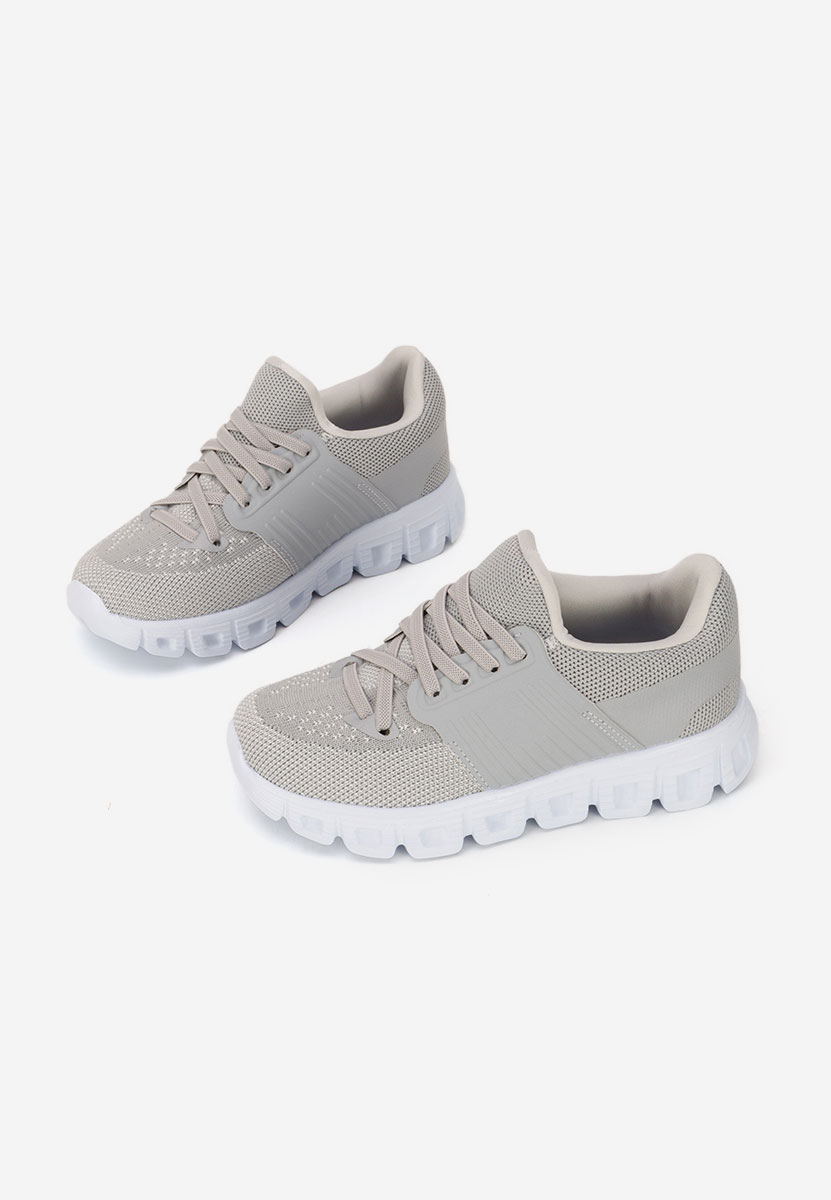 Szare sneakersy dla dzieci Bridda