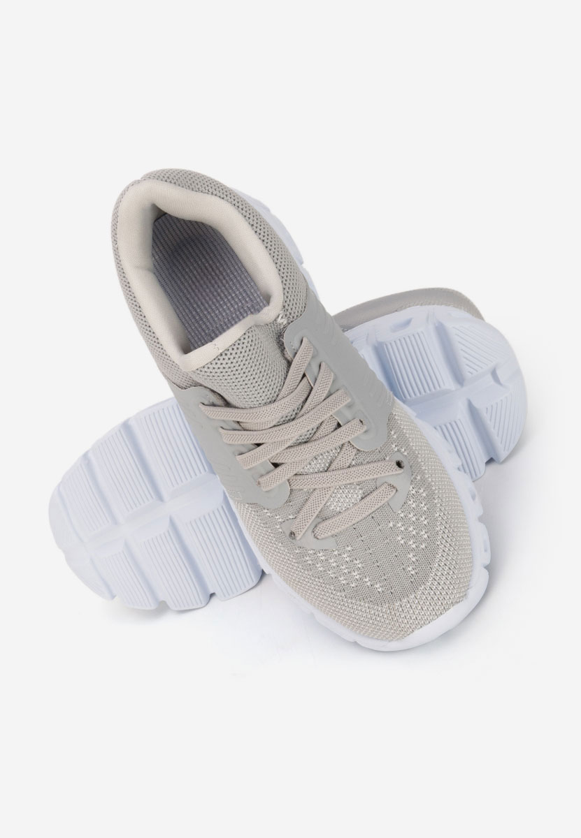 Szare sneakersy dla dzieci Bridda