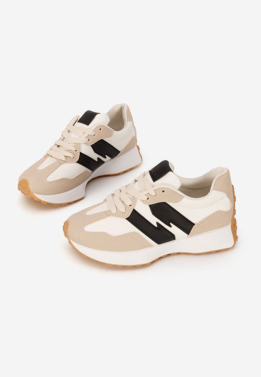 Beżowe sneakersy chłopięce Velisey V2