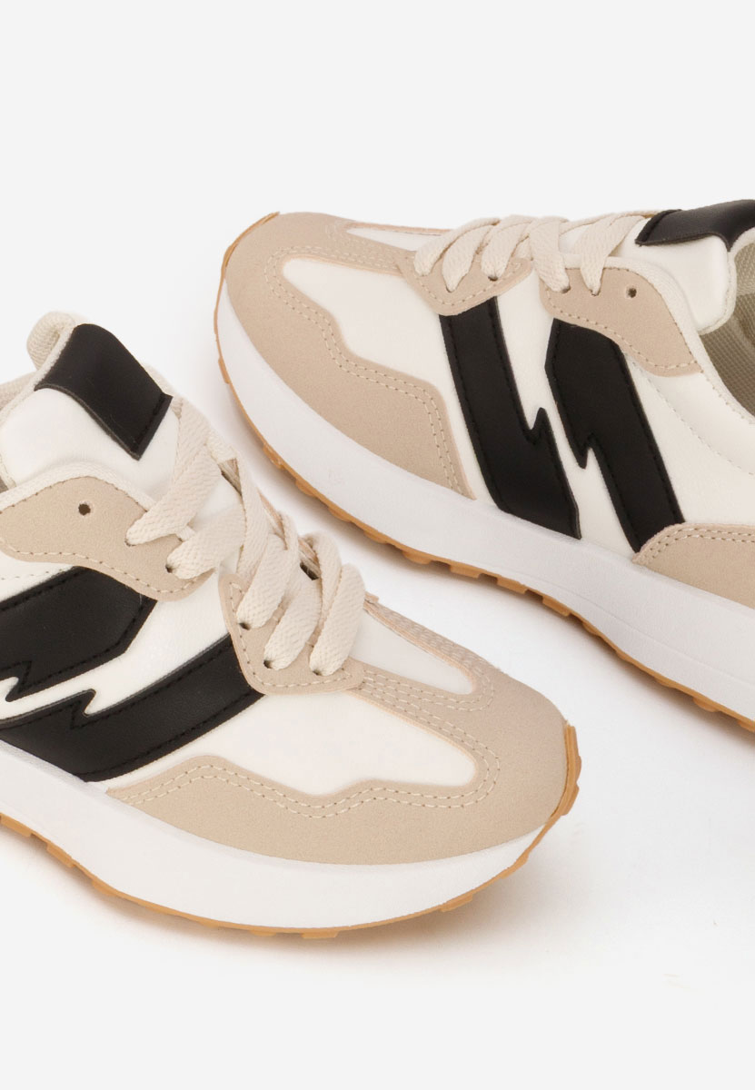 Beżowe sneakersy chłopięce Velisey V2