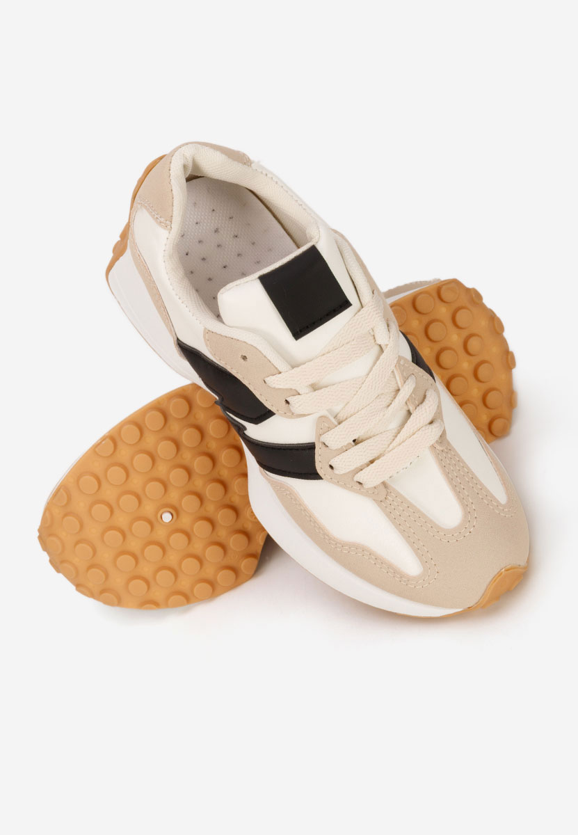 Beżowe sneakersy chłopięce Velisey V2