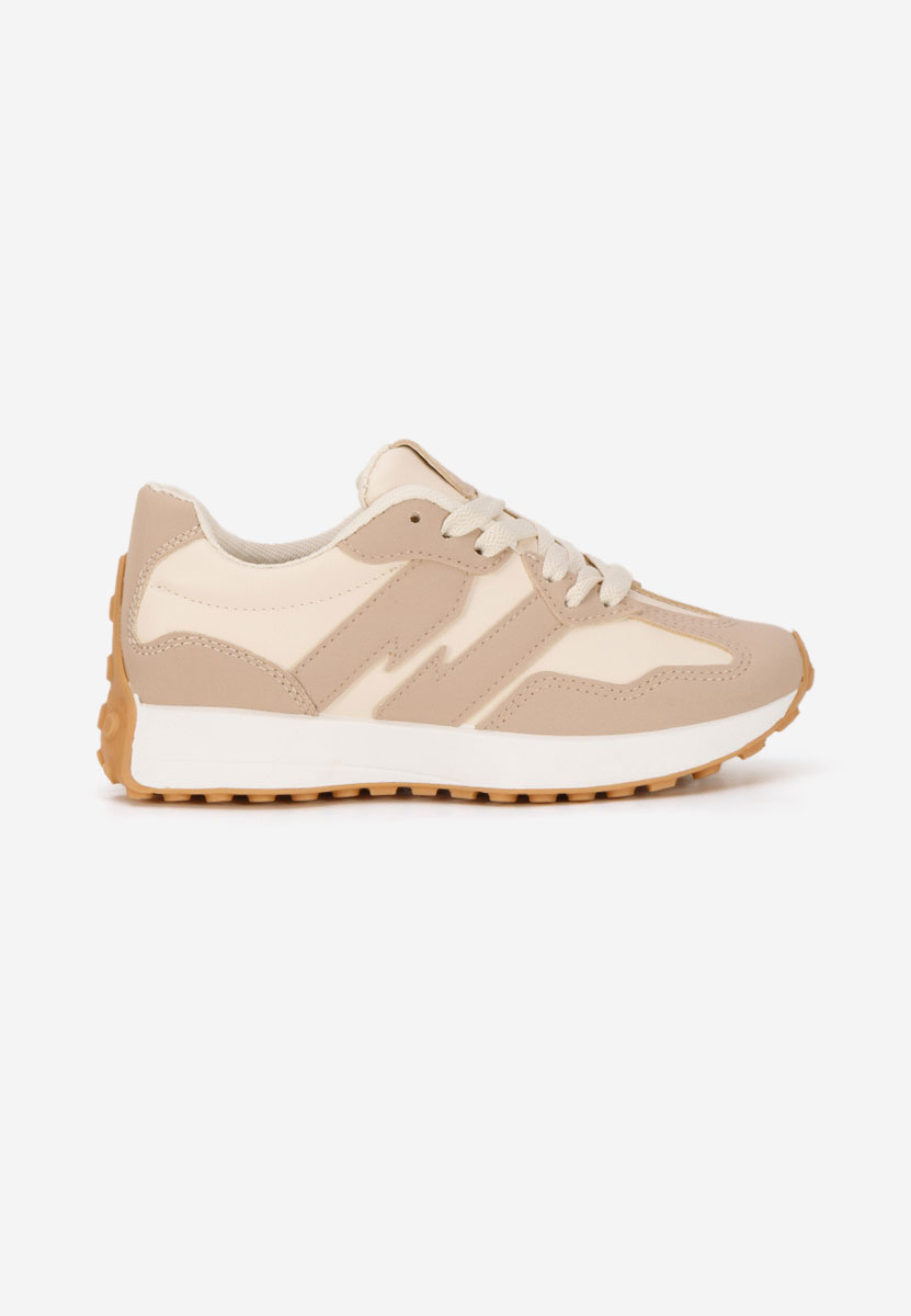 Beżowe sneakersy chłopięce Velisey
