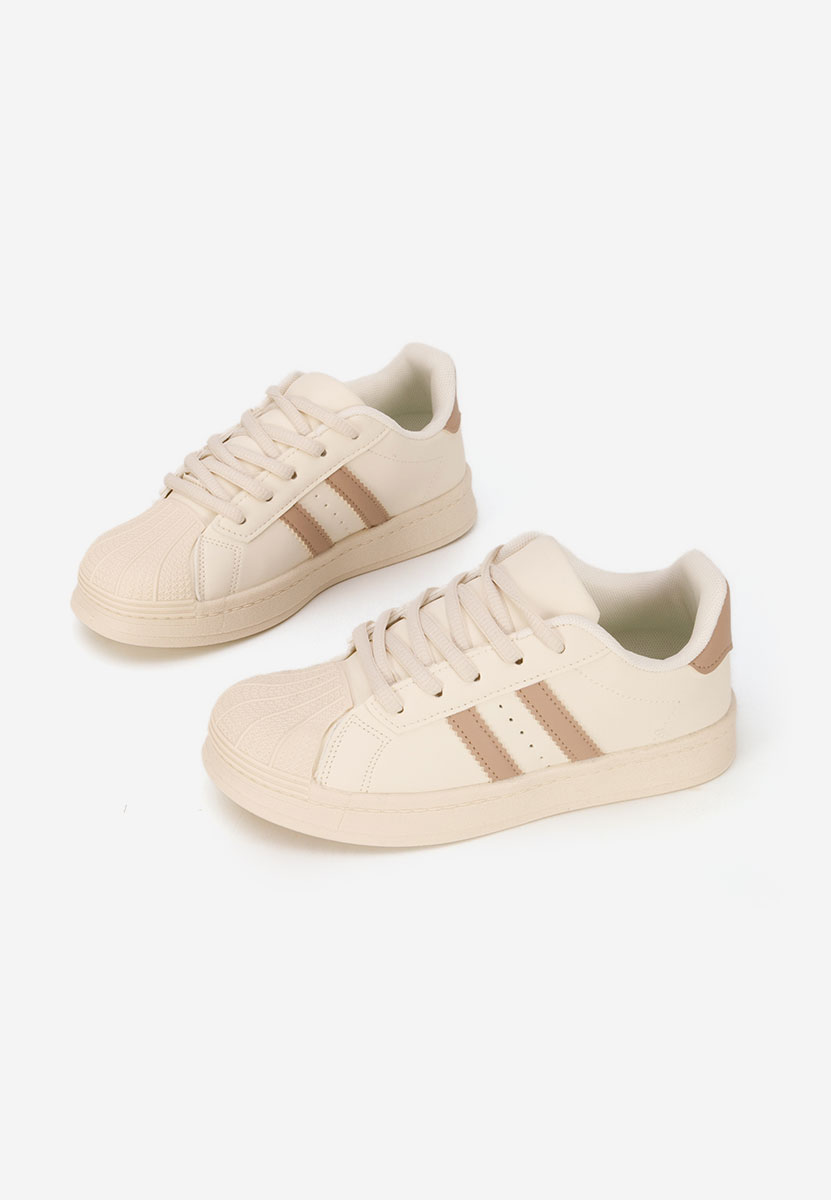 Beżowe sneakersy dla dzieci Samin