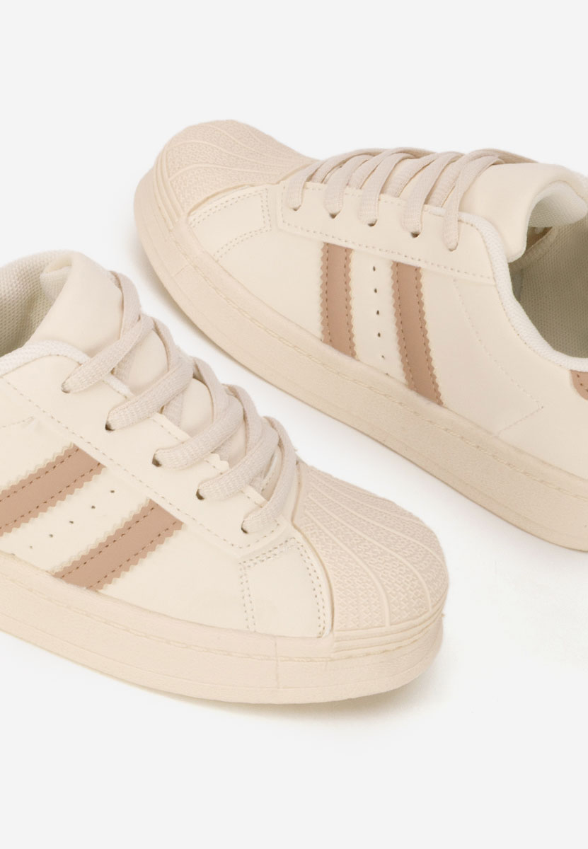 Beżowe sneakersy dla dzieci Samin
