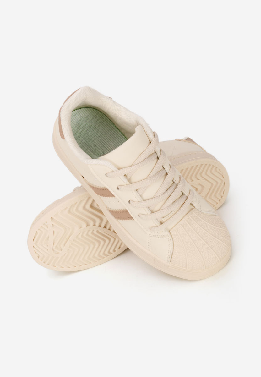 Beżowe sneakersy dla dzieci Samin
