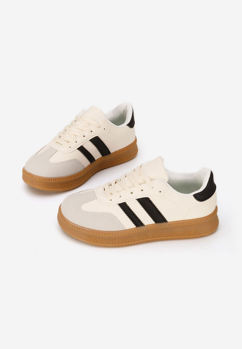 Beżowe sneakersy dla dzieci Cassiane