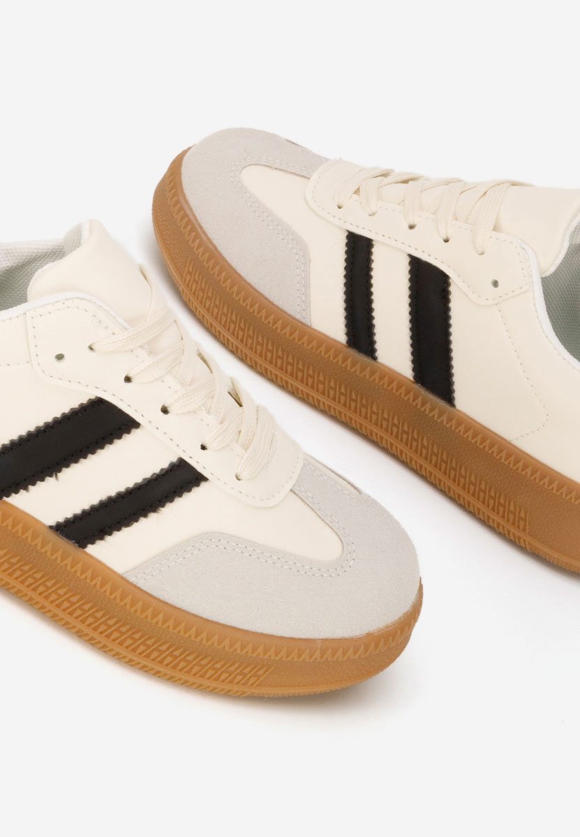 Beżowe sneakersy dla dzieci Cassiane