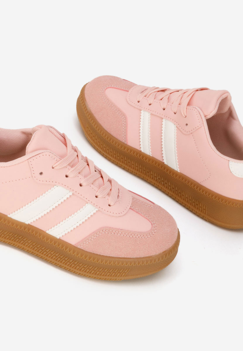 Różowe sneakersy dla dzieci Cassiane