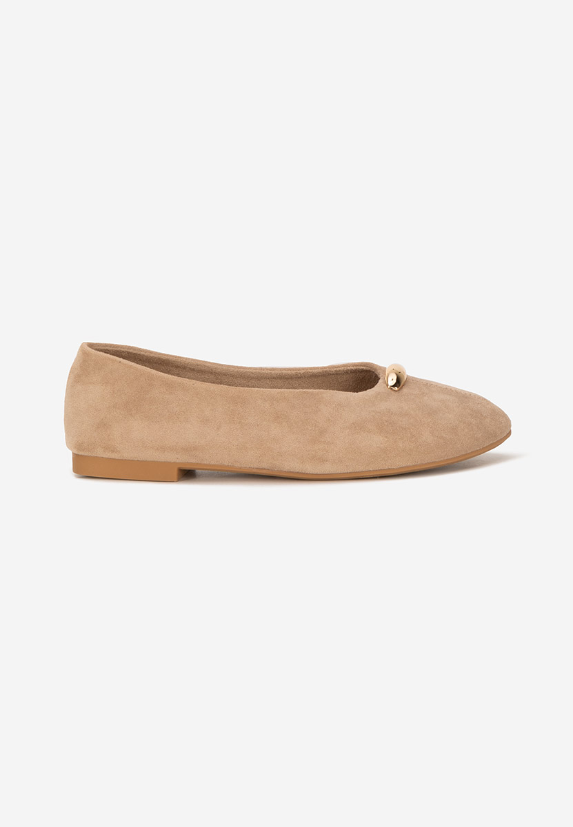 Khaki baleriny damskie Radanelia