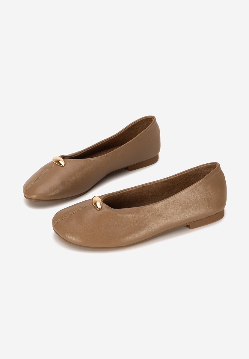 Khaki baleriny damskie Radanelia V2
