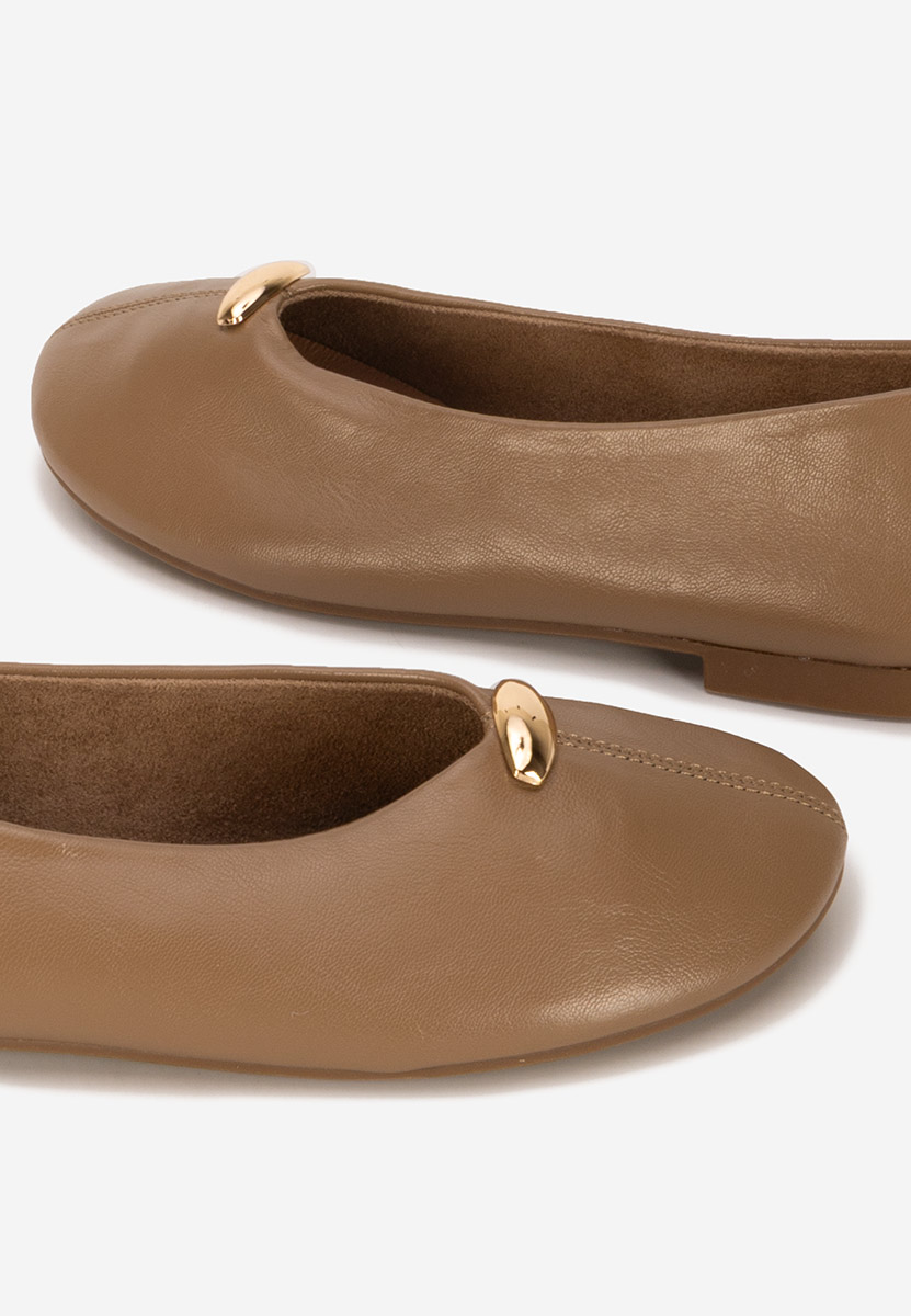 Khaki baleriny damskie Radanelia V2