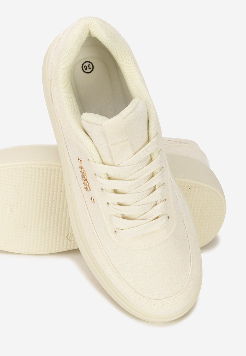Żółte sneakersy na platformie Misheya