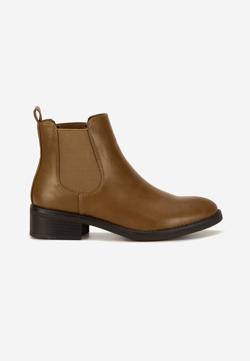 Khaki botki chelsea Sellema