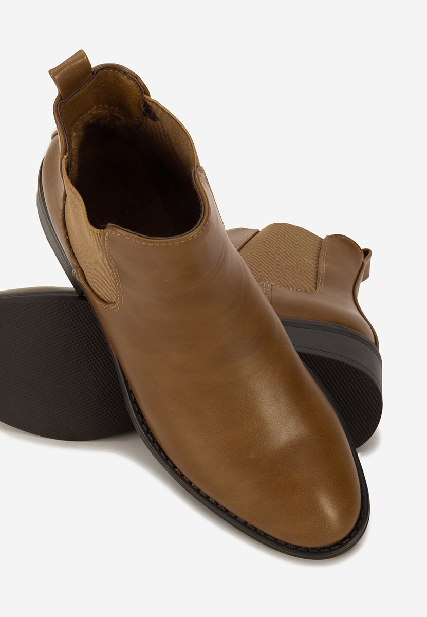 Khaki botki chelsea Sellema