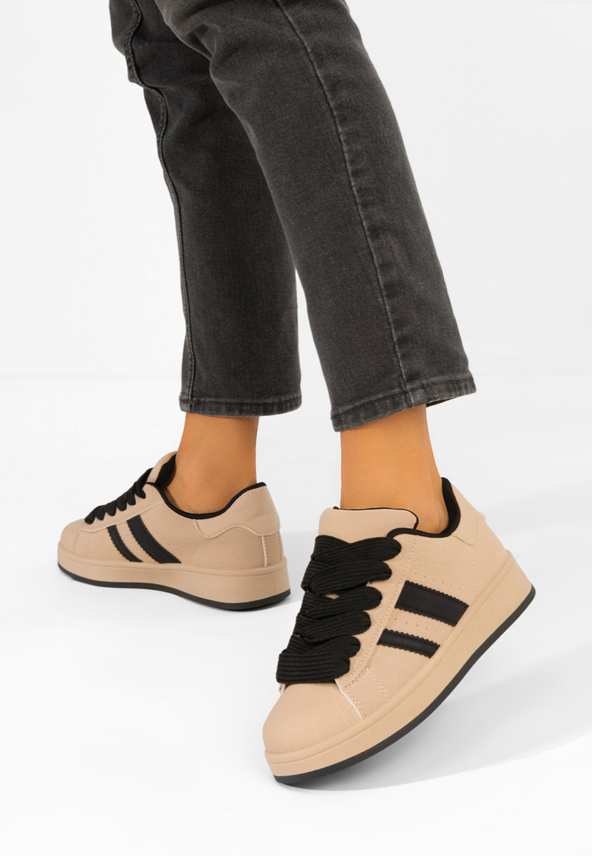 Khaki sneakersy damskie Fiorenza