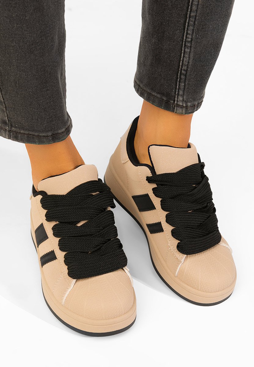 Khaki sneakersy damskie Fiorenza