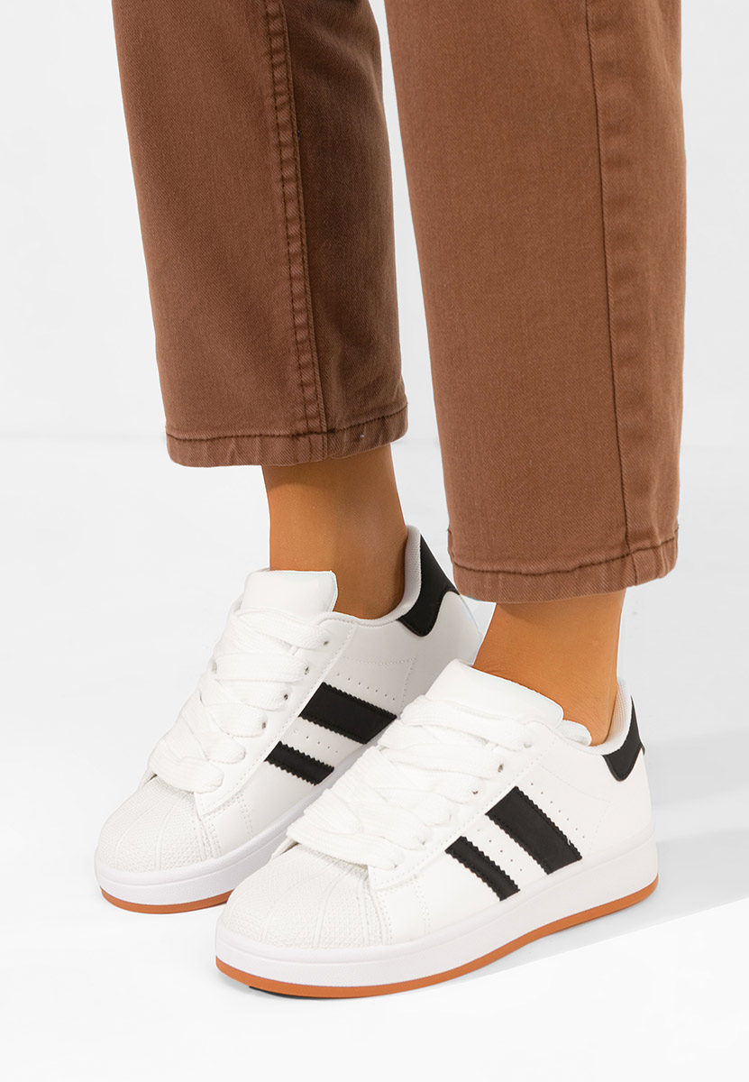 Białe sneakersy damskie Fiorenza