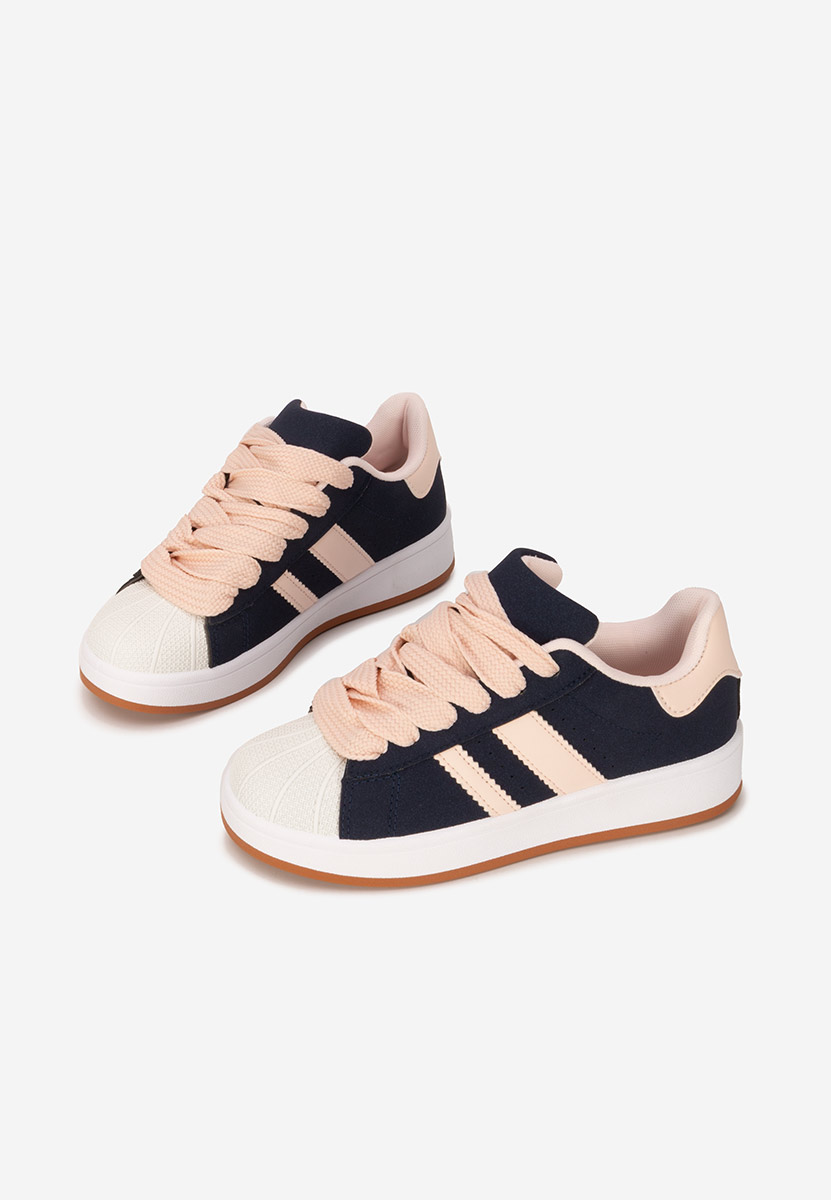 Granatowe sneakersy damskie Fiorenza