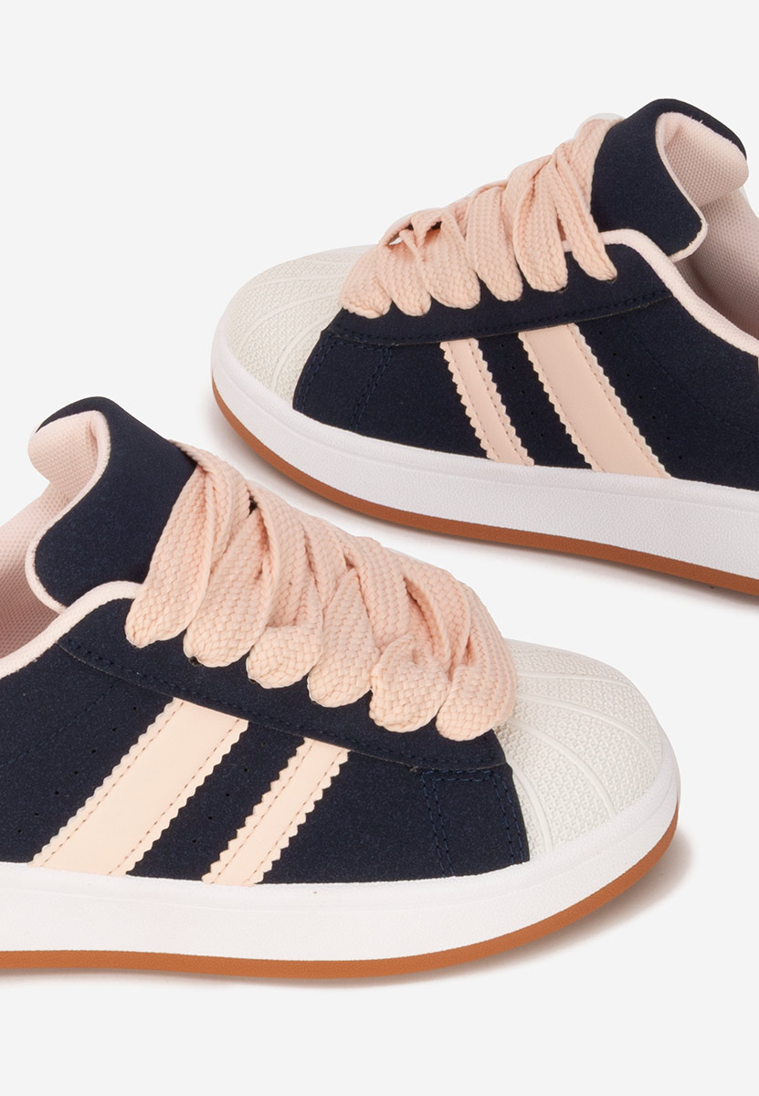 Granatowe sneakersy damskie Fiorenza