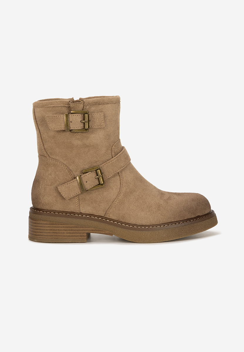 Khaki kozaki damskie Isabellia